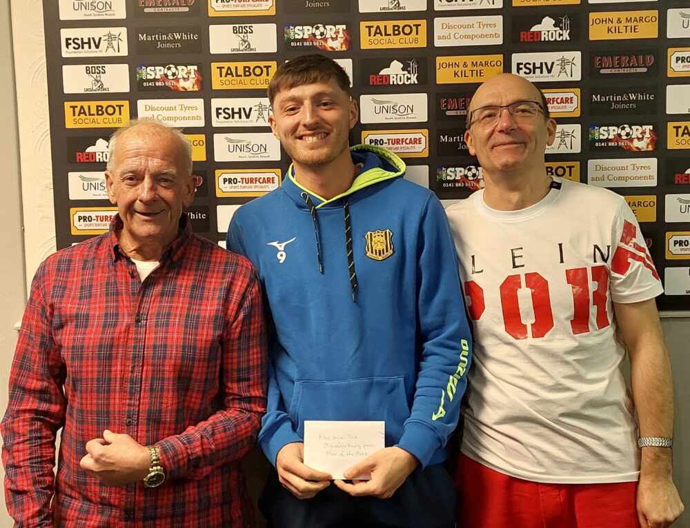 Talbot v Gartcairn 9 Nov 2024 – Sponsor & Man of the Match Awards